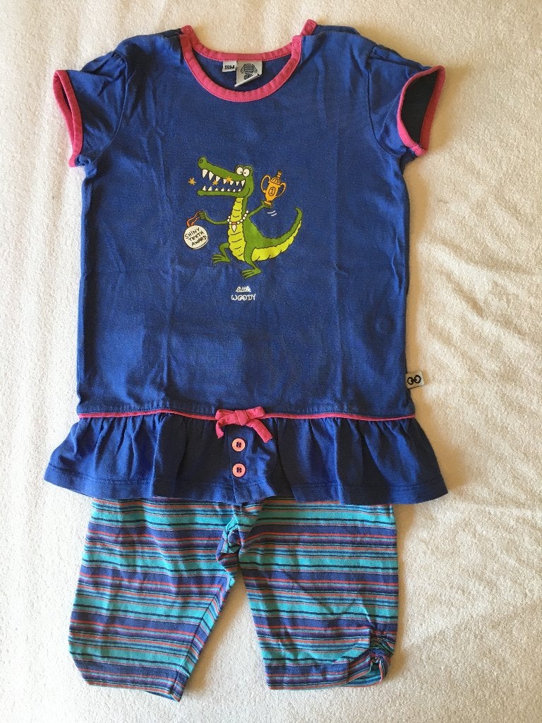 pyjama woody maat 86 of 18 maand, Enfants & Bébés, Vêtements de bébé | Taille 86, Enlèvement ou Envoi, Comme neuf, Vêtements de nuit ou Sous-vêtements