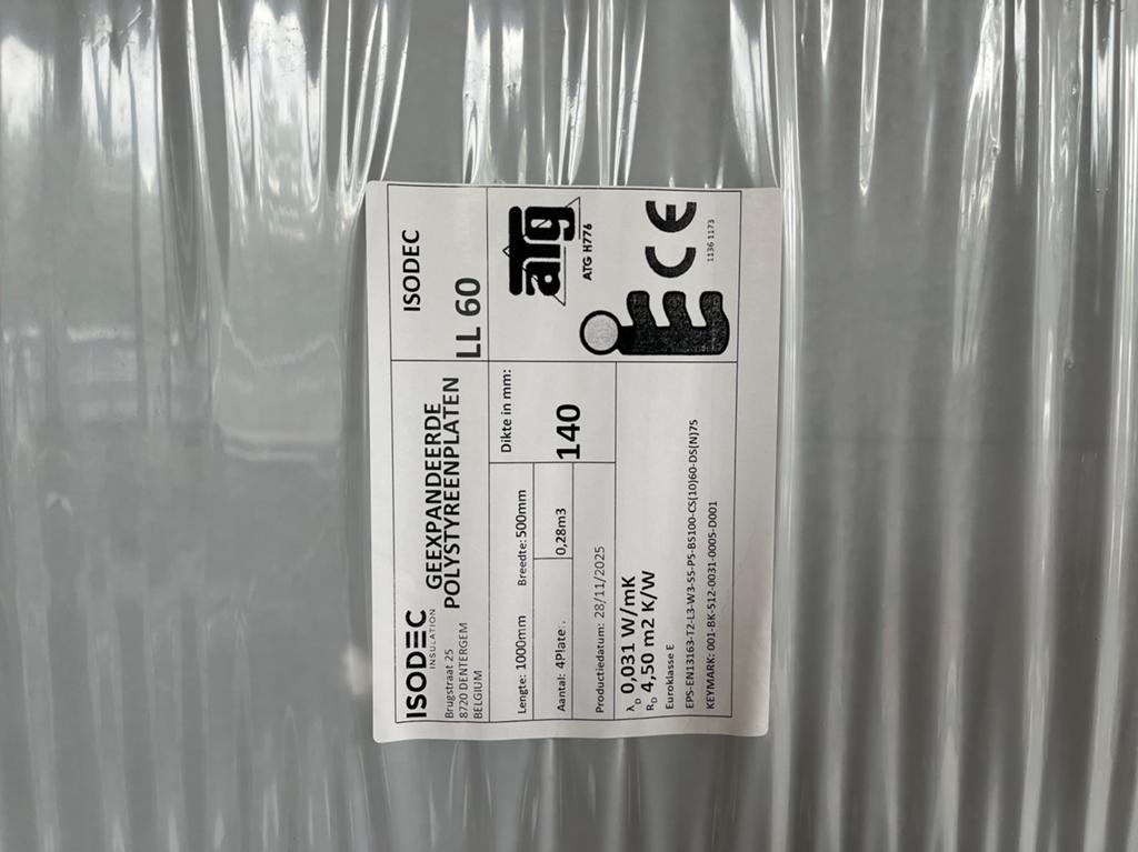 Eps isolatie 14cm. 26m2, Doe-het-zelf en Bouw, Isolatie en Afdichting, Ophalen