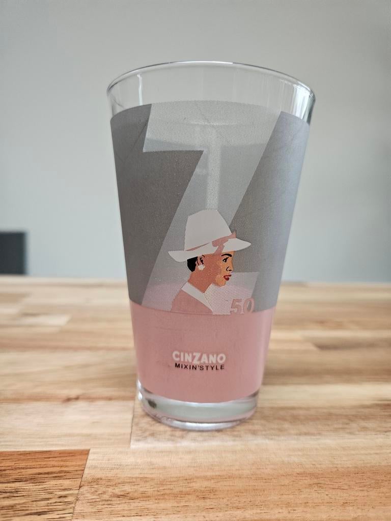 Cinzano-glas voor de Cinzano Collector Mixin'Style, Verzamelen, Ophalen