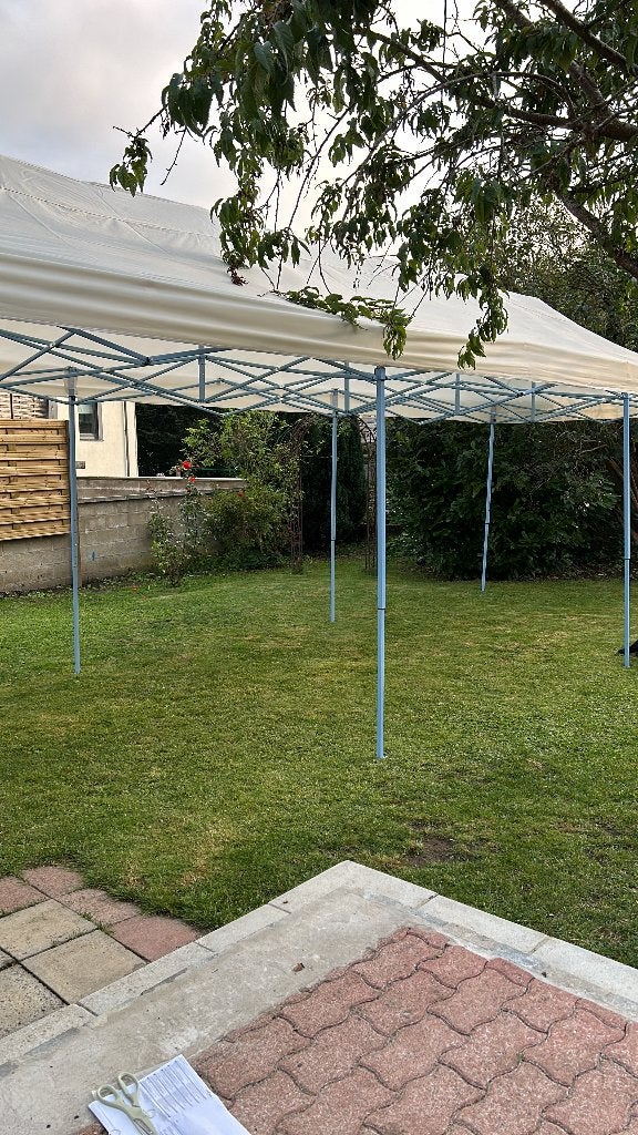2 tonnelles pliables 3x9m Vidal XL, Jardin & Terrasse, Tente de réception, Pliable, Moins de 4 mètres, Comme neuf