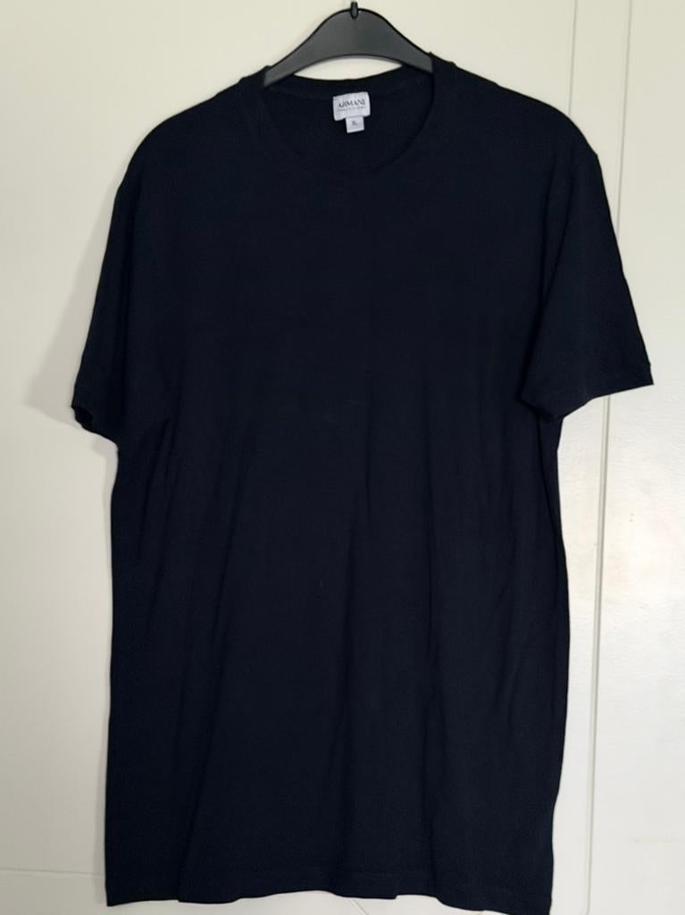 Mooie heren tshirt Armani (xl), Kleding | Heren, Grote Maten, Ophalen, Zo goed als nieuw, Zwart, Shirt