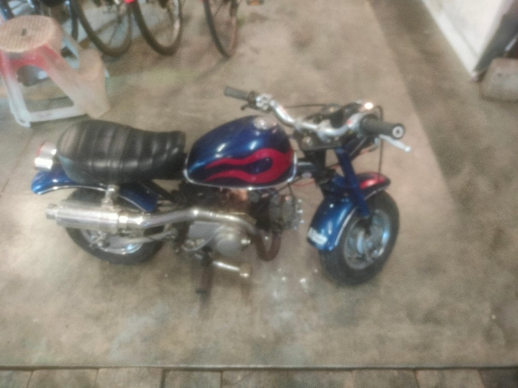 honda monkey pocketbike oldtimer, Fietsen en Brommers, Ophalen, Gebruikt, Overige modellen, Klasse B (45 km/u)