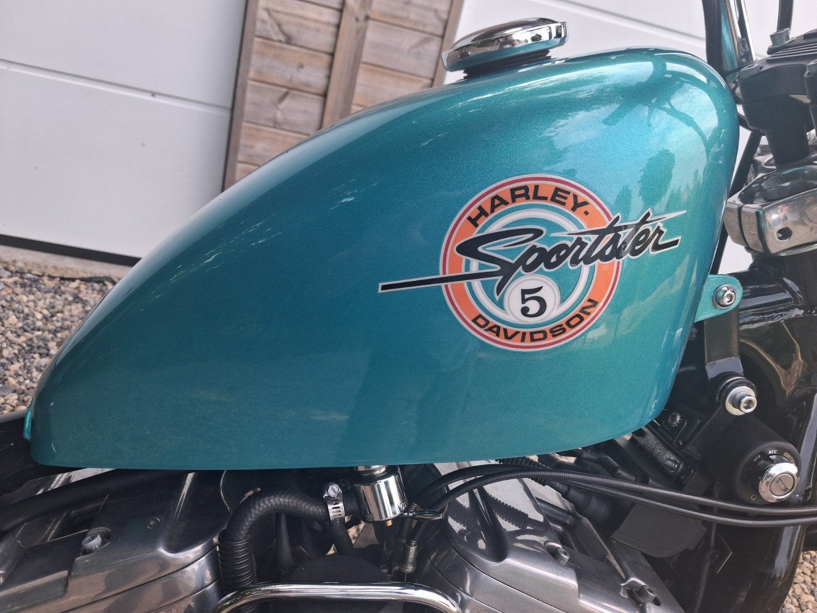 Harley-Davidson sportster 883 hugger 1998 11000 km, Occasion, Chopper, 2 cylindres, Particulier