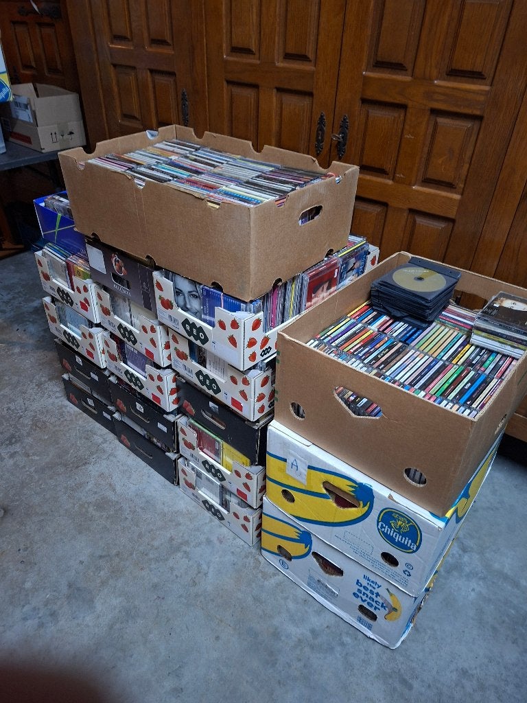Serieuze stapel cd's met duitse en Oostenrijkse muziek en, Cd's en Dvd's, Ophalen, Levenslied, Inclusief boekje, Zo goed als nieuw