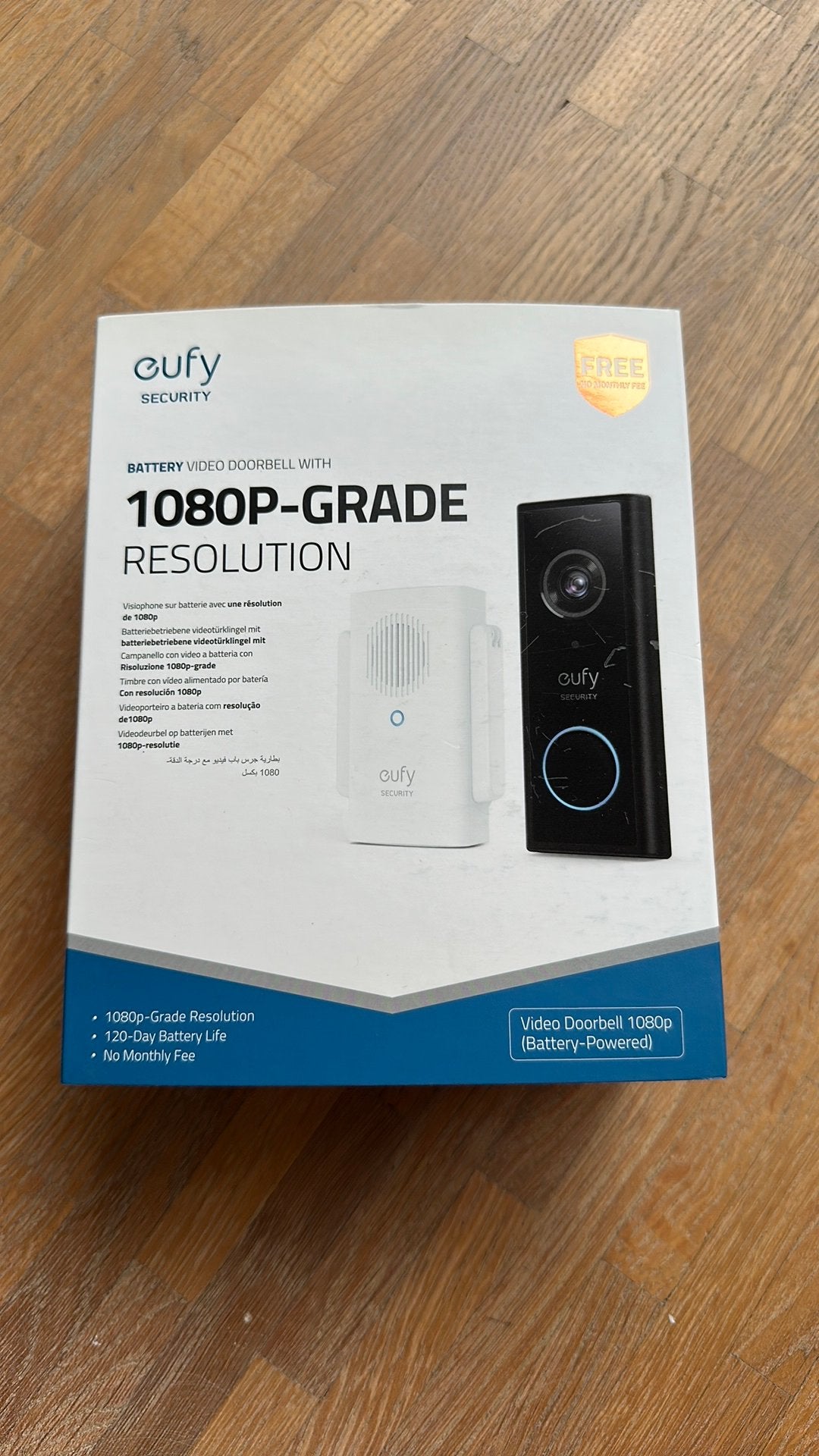 Eufy video deurbel, Huis en Inrichting, Ophalen, Zo goed als nieuw