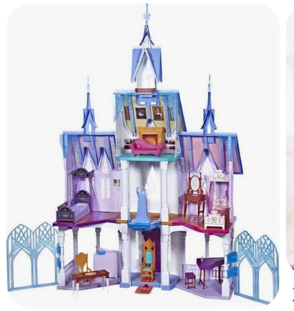 Château d'Arendelle La Reine des neiges 2 avec mobilier, Enlèvement, Comme neuf, Maison de poupées