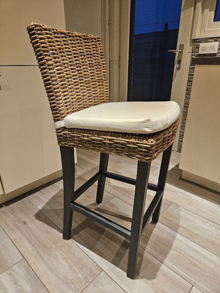 Rieten stoelen, Huis en Inrichting, Ophalen, Riet of Rotan, Drie