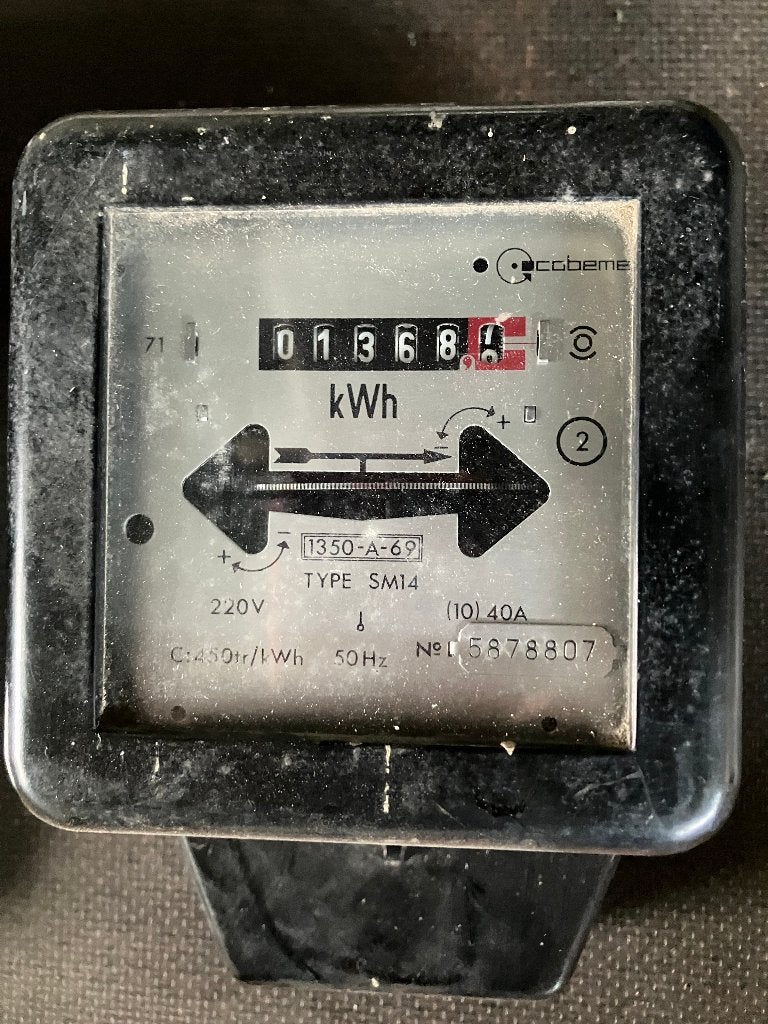 Compteur électrique mono phasé, Enlèvement, Utilisé
