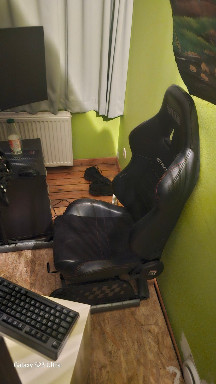 Next level racing "gt racer" stoel is in goede staat., Enlèvement