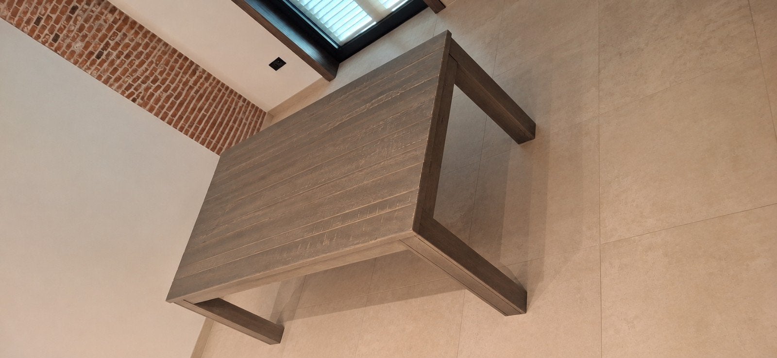 Volledige eetkamer:tafel, dressoir, vintrinekast, salontafel, Ophalen