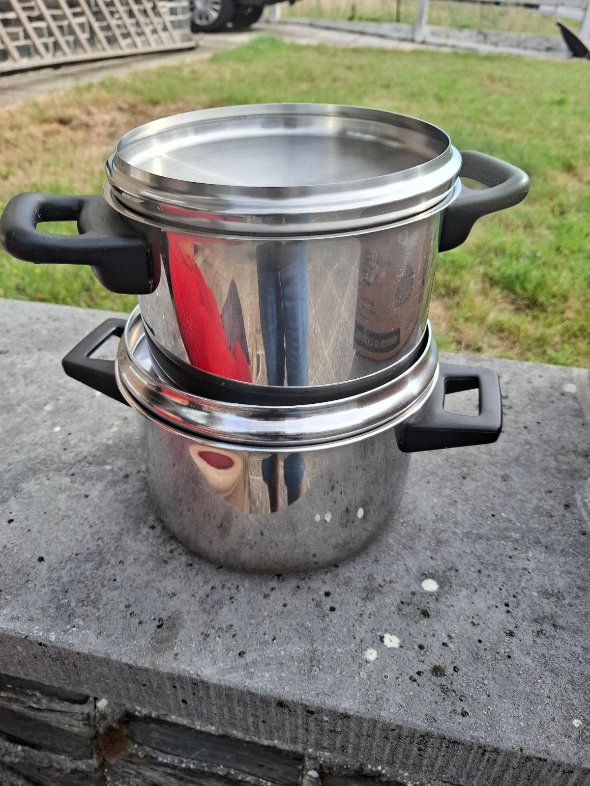 2 kookpotten, Ophalen of Verzenden, Inox