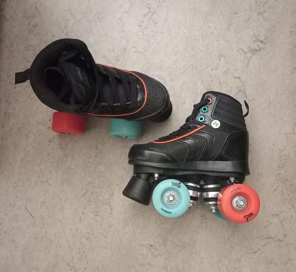Patins à Roulettes Oxelo enfant Quad 100 Jr - Noir, Enlèvement, Neuf, Enfants