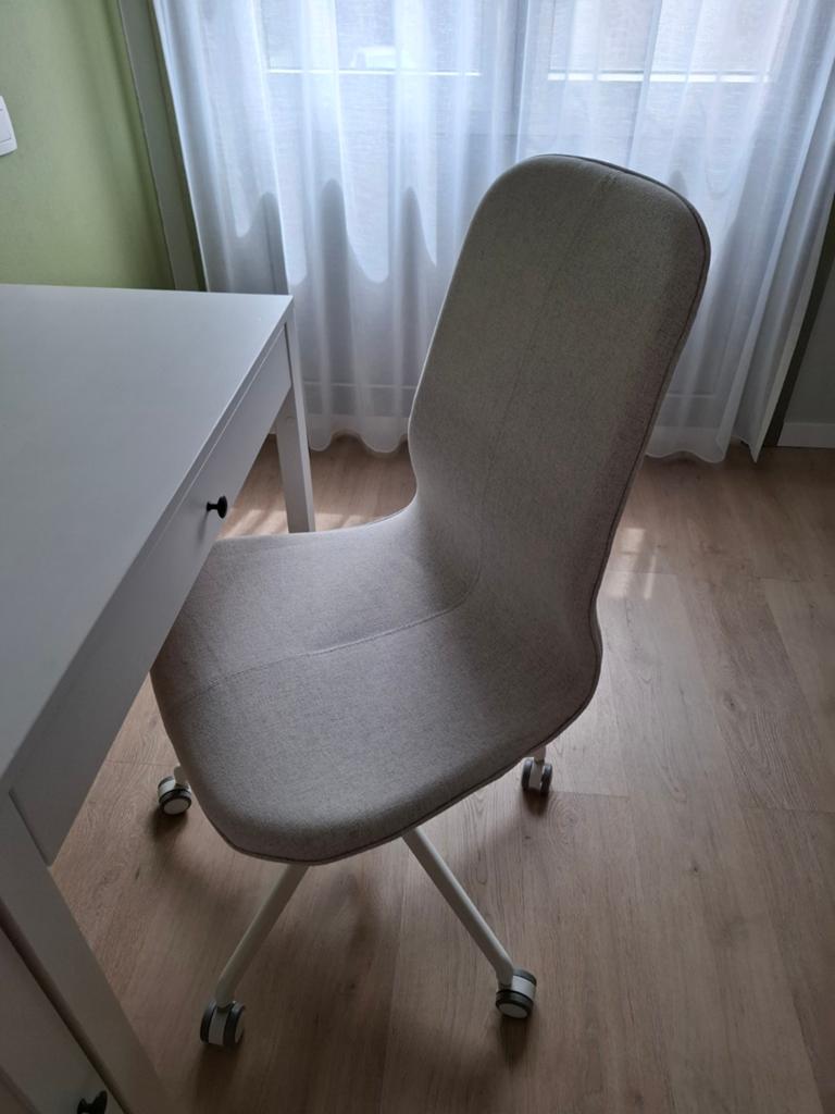 Bureaustoel beige/wit (Ikea), Ophalen, Beige, Bureaustoel