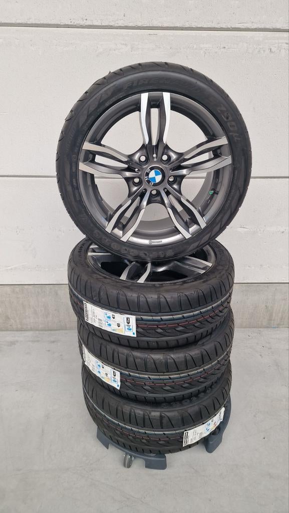 BMW 17” velgen + NIEUWE banden, Enlèvement, 17 pouces, Pneu(s)