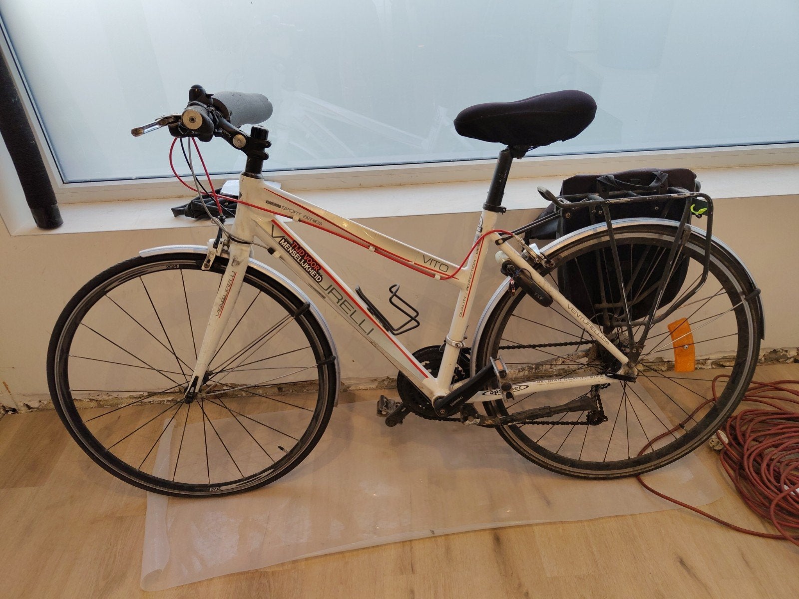 Venturelli Vito spory serie, Minder dan 10 versnellingen, Gebruikt, Velgrem, 47 tot 50 cm