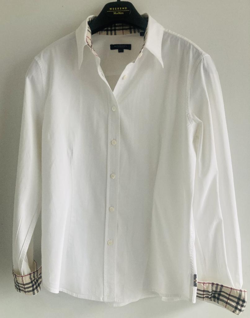 Burberry hemd, Kleding | Dames, Wit, Zo goed als nieuw, Burberry, Ophalen
