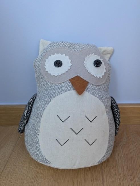 maison - butoir de porte en forme de hibou, Enlèvement, Comme neuf