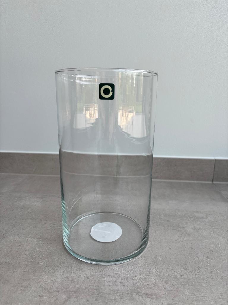 Nieuwe vaas - Bloemenvaas, Huis en Inrichting, Woonaccessoires | Vazen, Ophalen, Wit, Nieuw, Glas