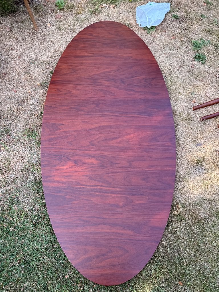 Table en noyer pour 8 personnes - La Redoute, Bois noble. Belle table classe, 100 à 150 cm, Enlèvement, Utilisé