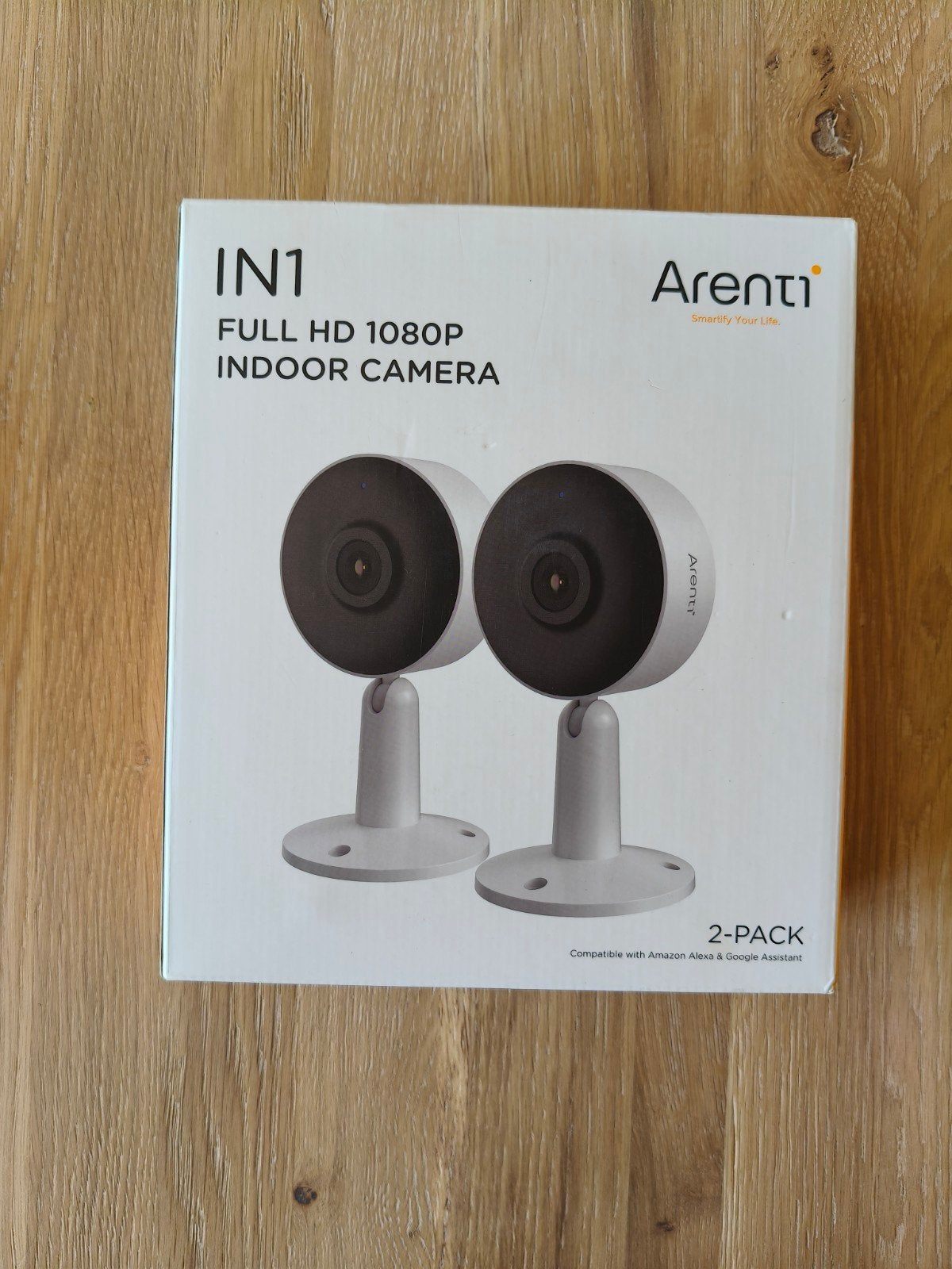 Arenti indoor bewakingscamera's (2 stuks), TV, Hi-fi & Vidéo, Caméras de surveillance, Enlèvement ou Envoi, Neuf, Caméra d'intérieur