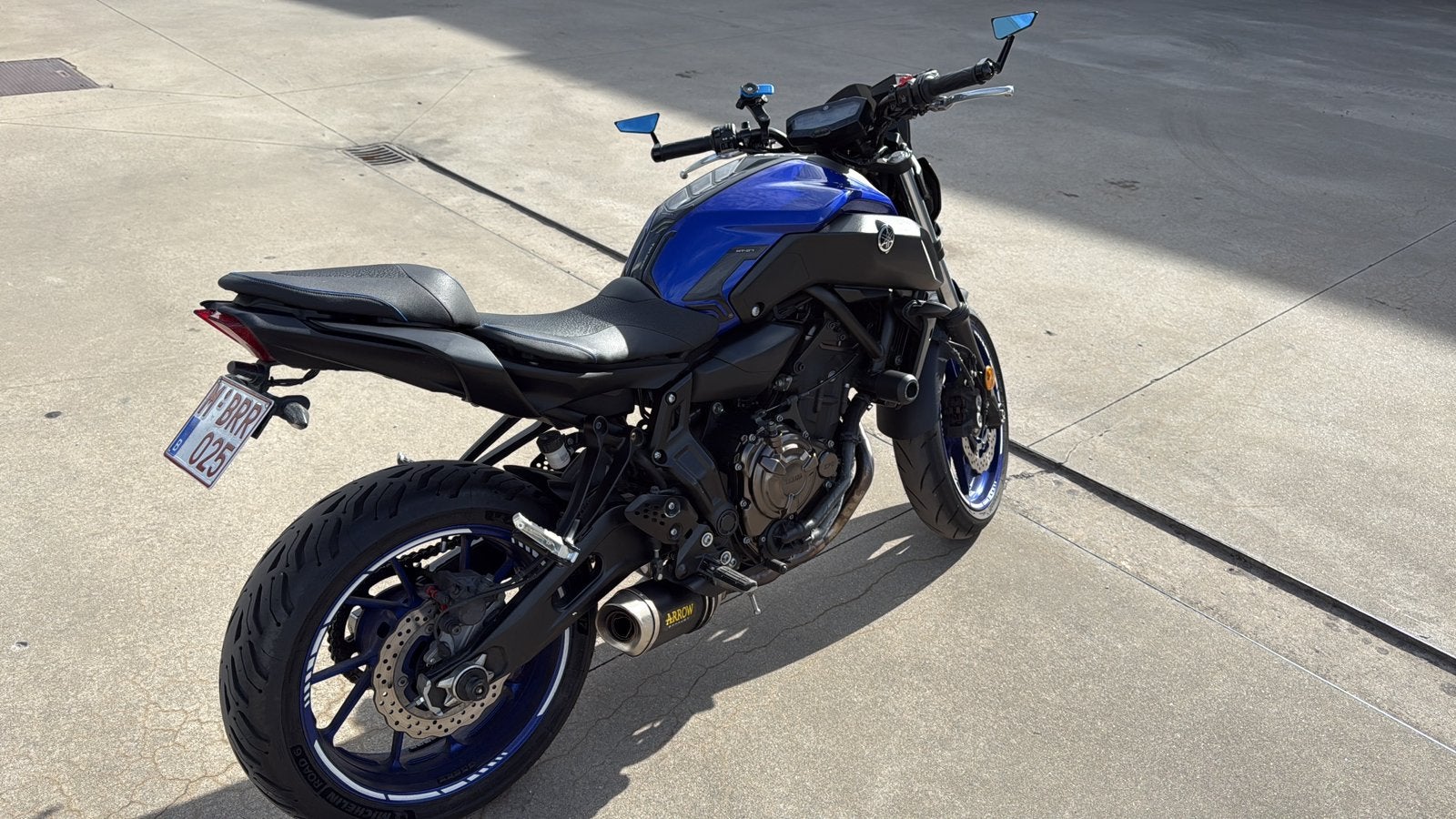 Yamaha MT07 2020 A rijbewijs, Motoren, 2 cilinders, Motorrijbewijs A, Bedrijf, Meer dan 35 kW