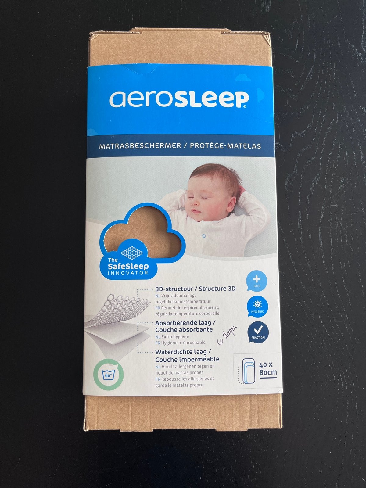 Aerosleep matrasbeschermer 80x40, Kinderen en Baby's, Ophalen, Nieuw