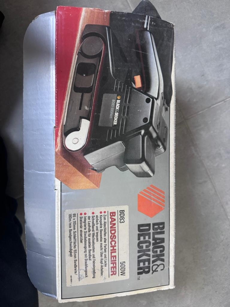 Ponceuse à bande Black & Decker BD83, Bricolage & Construction, Outillage | Ponceuses, Utilisé, Ponceuse à bande, Moins de 600 watts