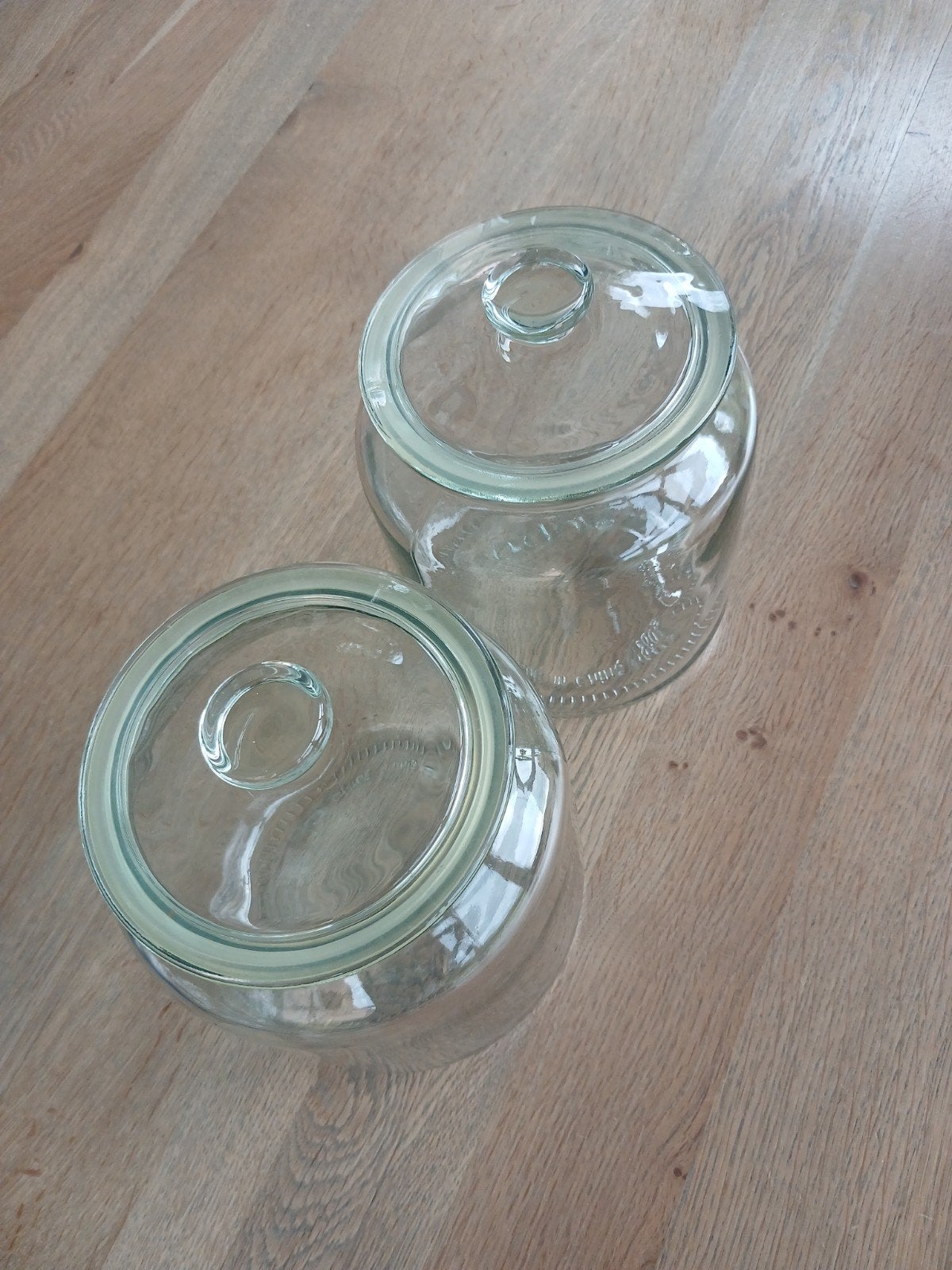 2 voorraadpotten Vardagen Ikea 1.9l, Ophalen, Glas