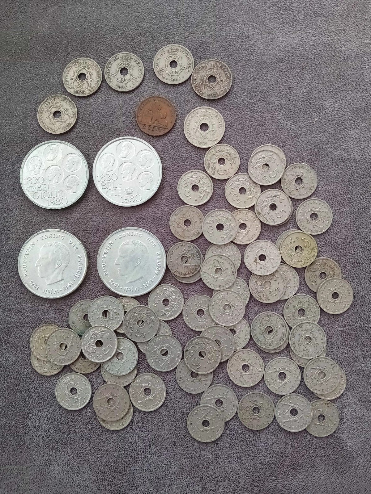lots de monnaies belgique argent et autres, Timbres & Monnaies, Enlèvement ou Envoi, Argent, Argent