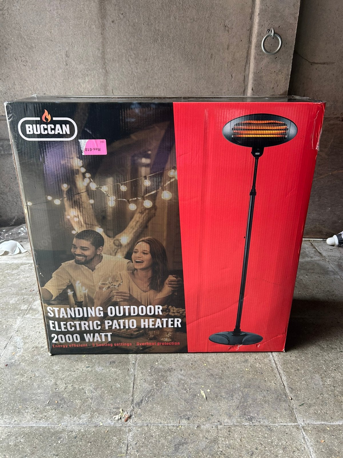 Buccan verwarmer voor buiten, Tuin en Terras, Terrasverwarmers, Ophalen, Nieuw