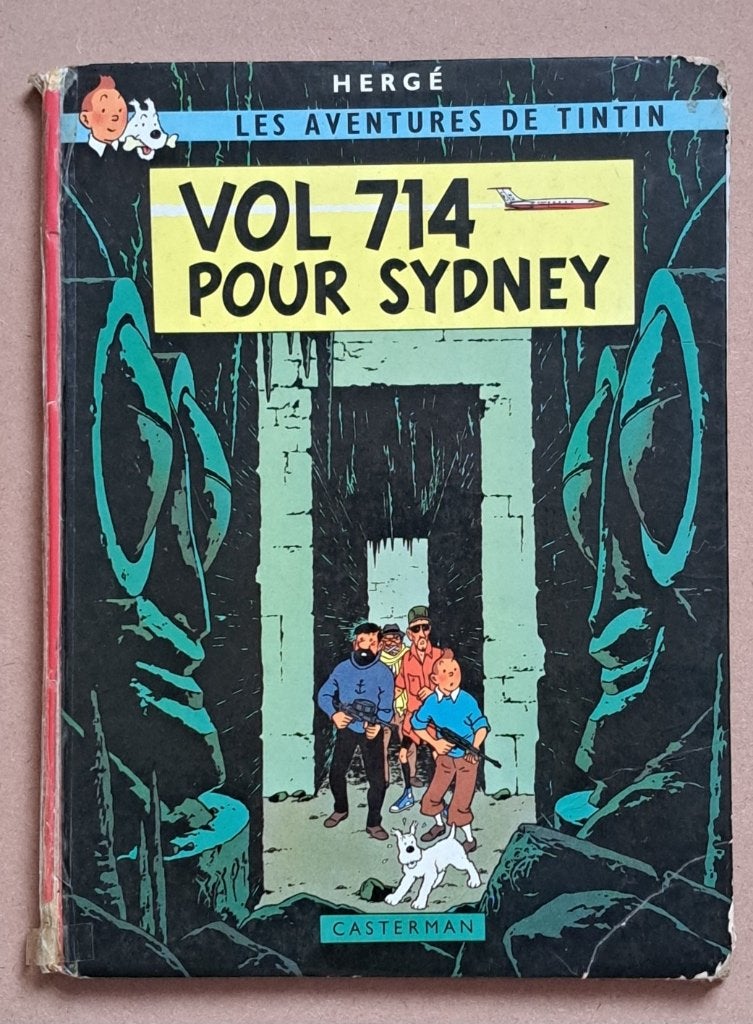 TINTIN - Vol 714 pour Sidney - B38 1968, Enlèvement ou Envoi, Une BD, Utilisé, Hergé