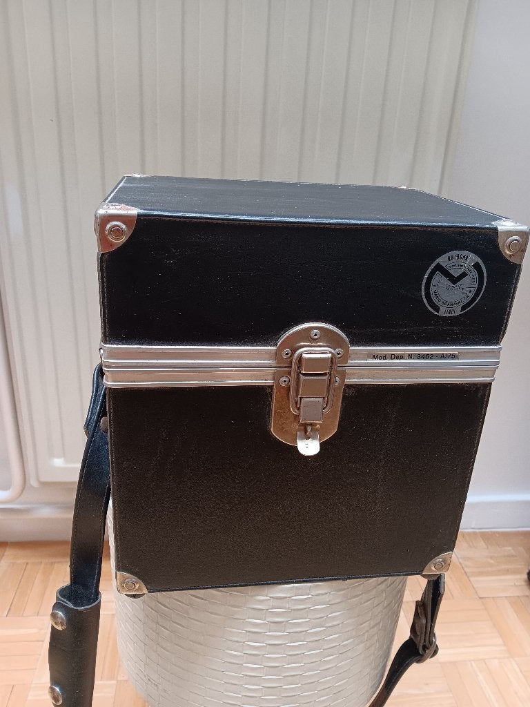 retro fototas- lenzentas, Audio, Tv en Foto, Gebruikt, Opbergvakken, Zwart, Schoudertas