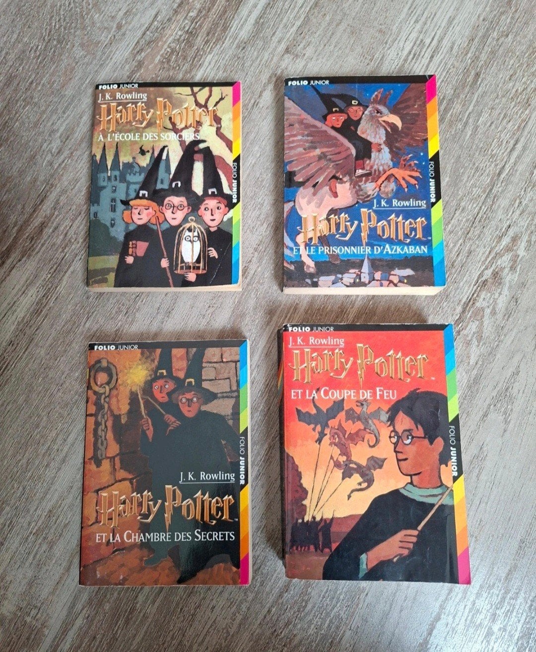 lot de 4 livres Harry Potter, Collections, Enlèvement ou Envoi