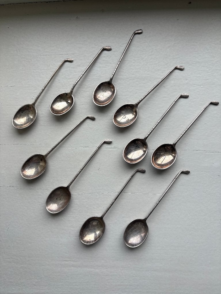 10 cuillères à café de Golf Design, Enlèvement ou Envoi