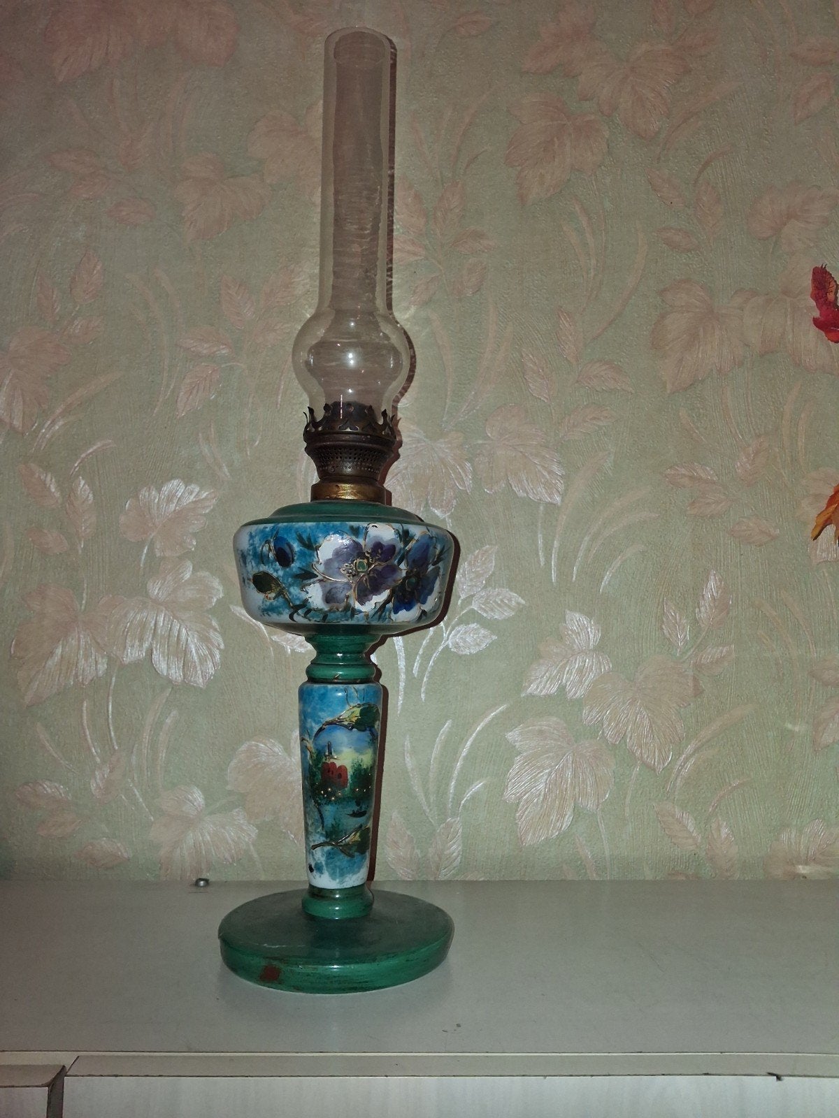 petroleum lamp, Antiek en Kunst, Ophalen