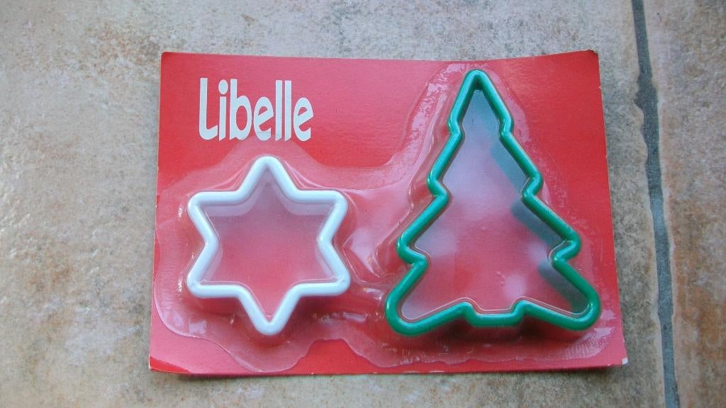 Uitsteekvormen, Kerst, 2 stuks, nieuwstaat, Ophalen of Verzenden, Zo goed als nieuw