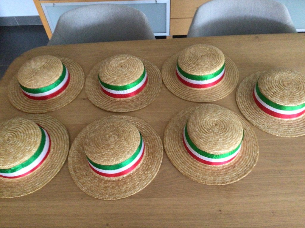 Italiaanse hoedjes 7 stuks, Bijoux, Sacs & Beauté, Accessoires Autre, Enlèvement ou Envoi, Comme neuf
