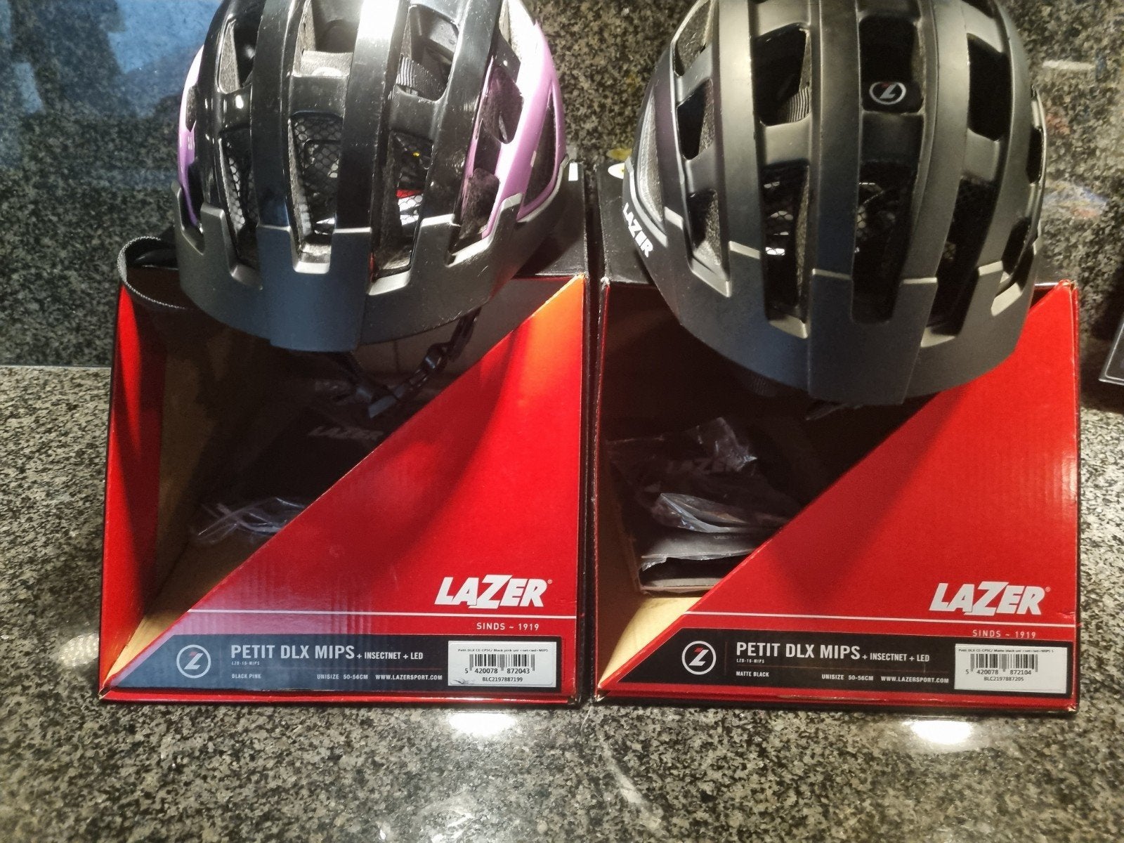 lazer kinderfietshelmen, Ophalen