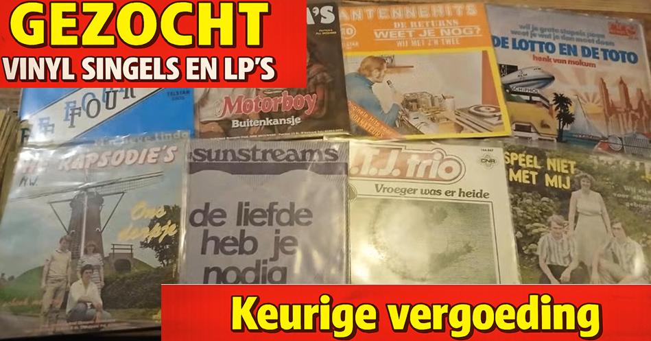 Vinyl LP's en Singles gezocht, Enlèvement