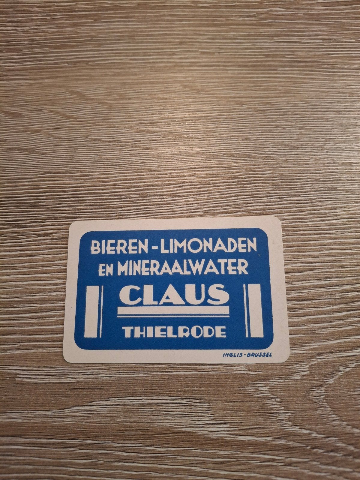 oude speelkaart claus thielrode, Verzamelen, Speelkaarten, Jokers en Kwartetten, Ophalen of Verzenden