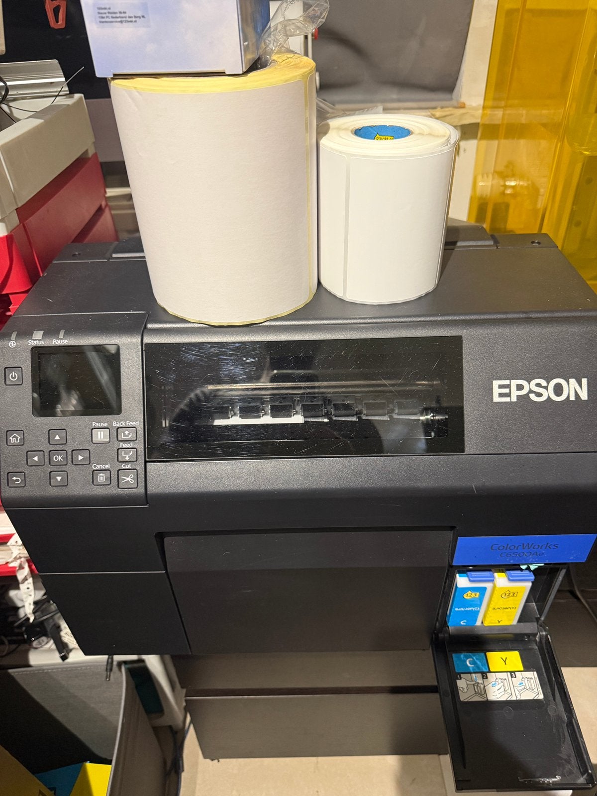 Imprimante d'étiquettes couleur Epson Colorworks 6500 Ae, Informatique & Logiciels, Imprimantes, Enlèvement, Comme neuf, Imprimante