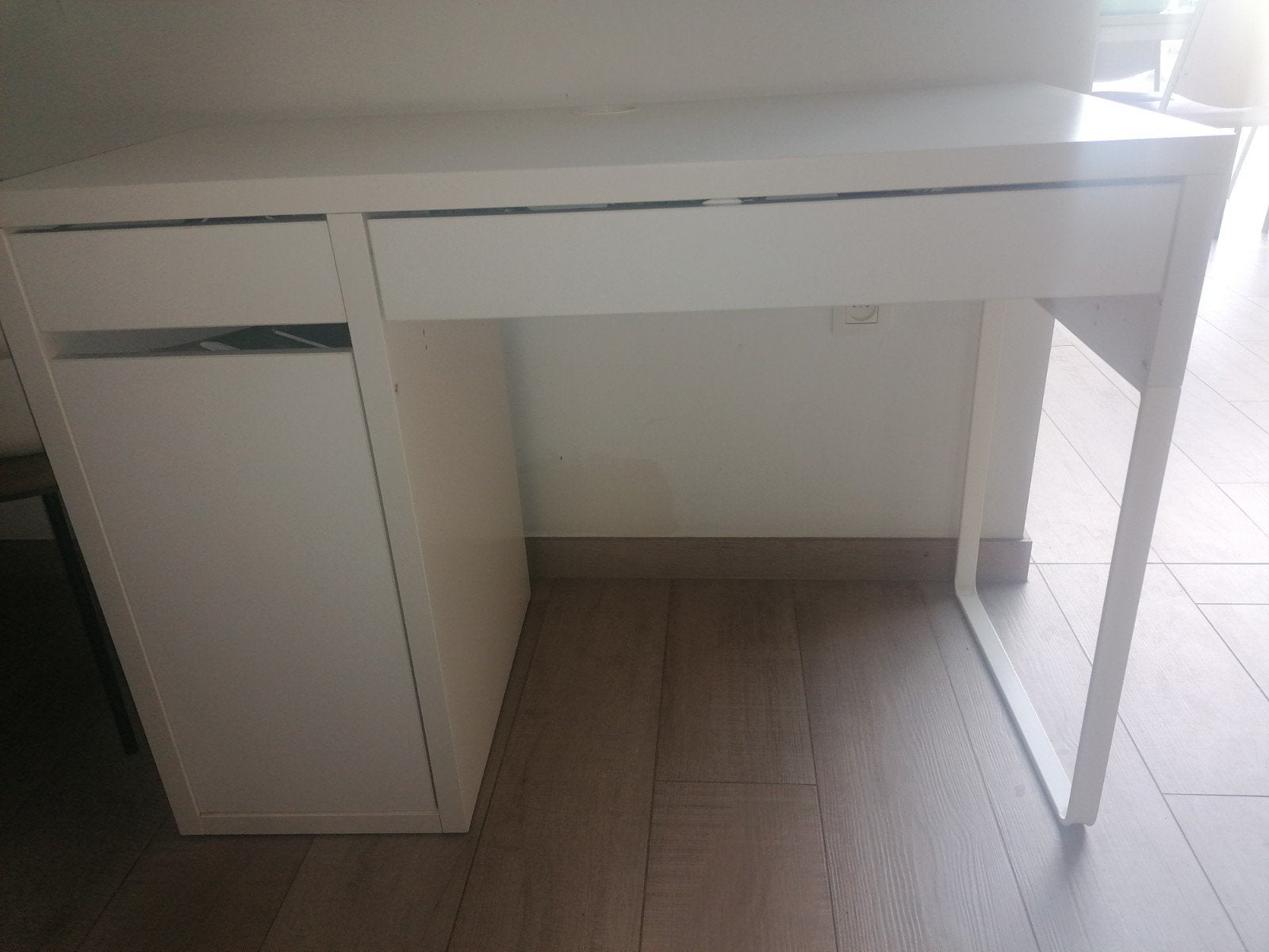 Bureau ikea wit - klein bureau, Enlèvement, IKEA, Blanc
