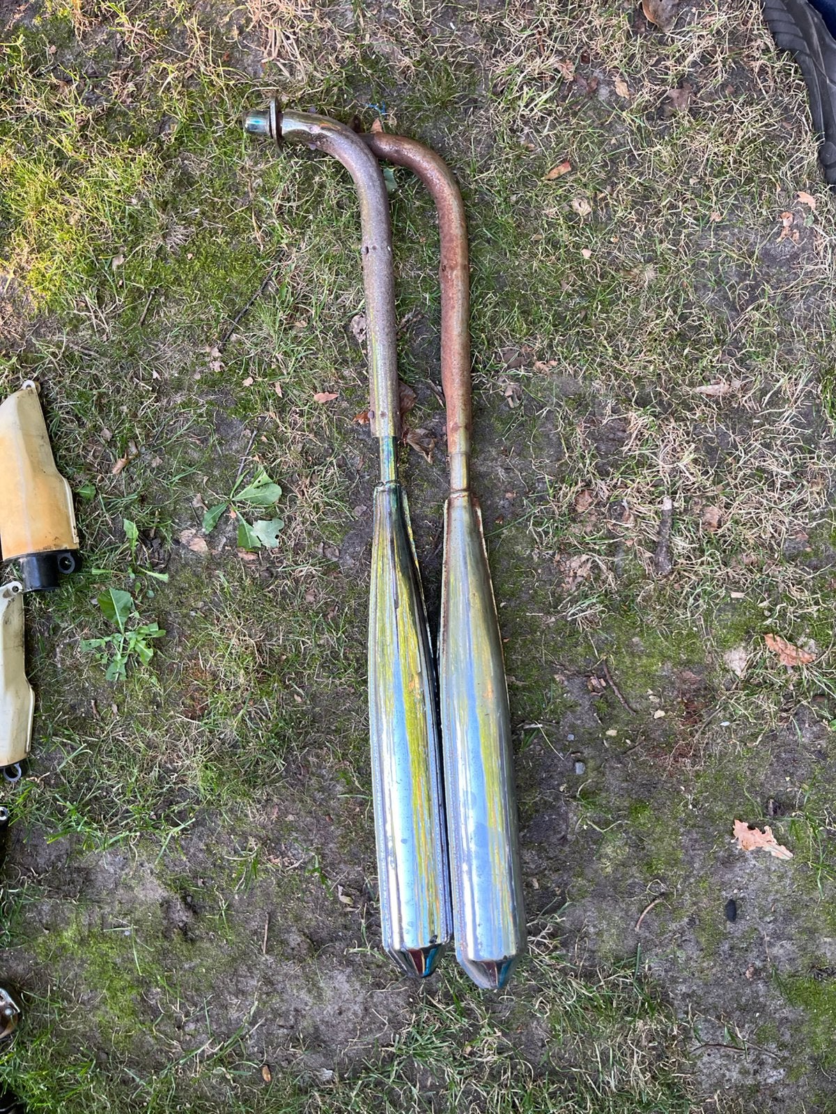 Uitlaten honda amigo novio pc50, Vélos & Vélomoteurs, Enlèvement, Comme neuf