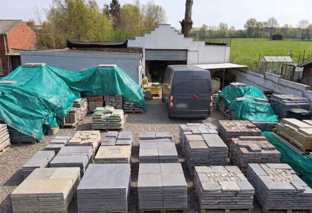 blauwe hardstenen, klinkers en bouwmaterialen, Doe-het-zelf en Bouw, Metselstenen, Ophalen, Nieuw, Bakstenen