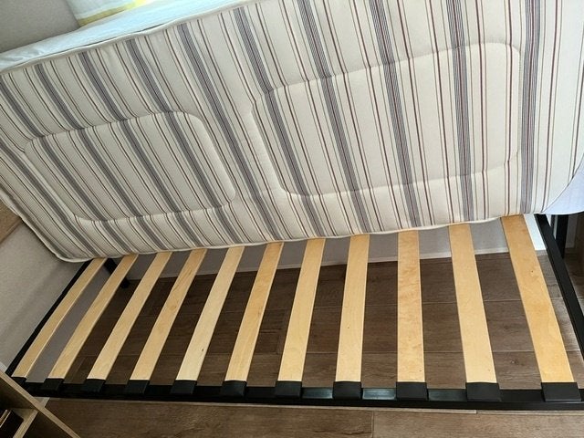 2 Caravan bedden, Ophalen, Eenpersoons, Zwart, Nieuw