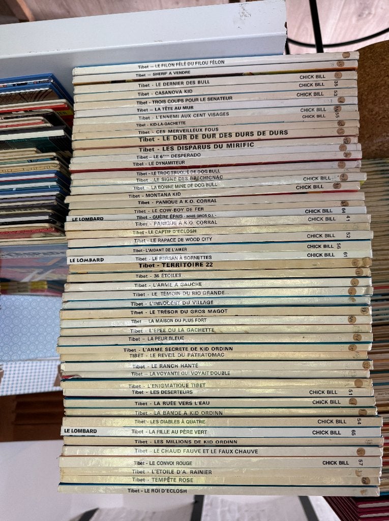 Lot de 56 Chick Bill, Livres, BD, Plusieurs BD, Enlèvement, Utilisé, Tibet