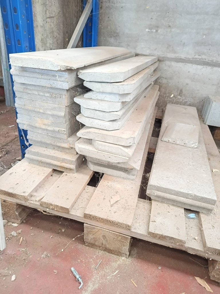 Boordstenen, Tuin en Terras, Bielzen en Borduren, Nieuw, Beton, Minder dan 25 cm, 100 tot 200 cm, Minder dan 25 cm, Ophalen