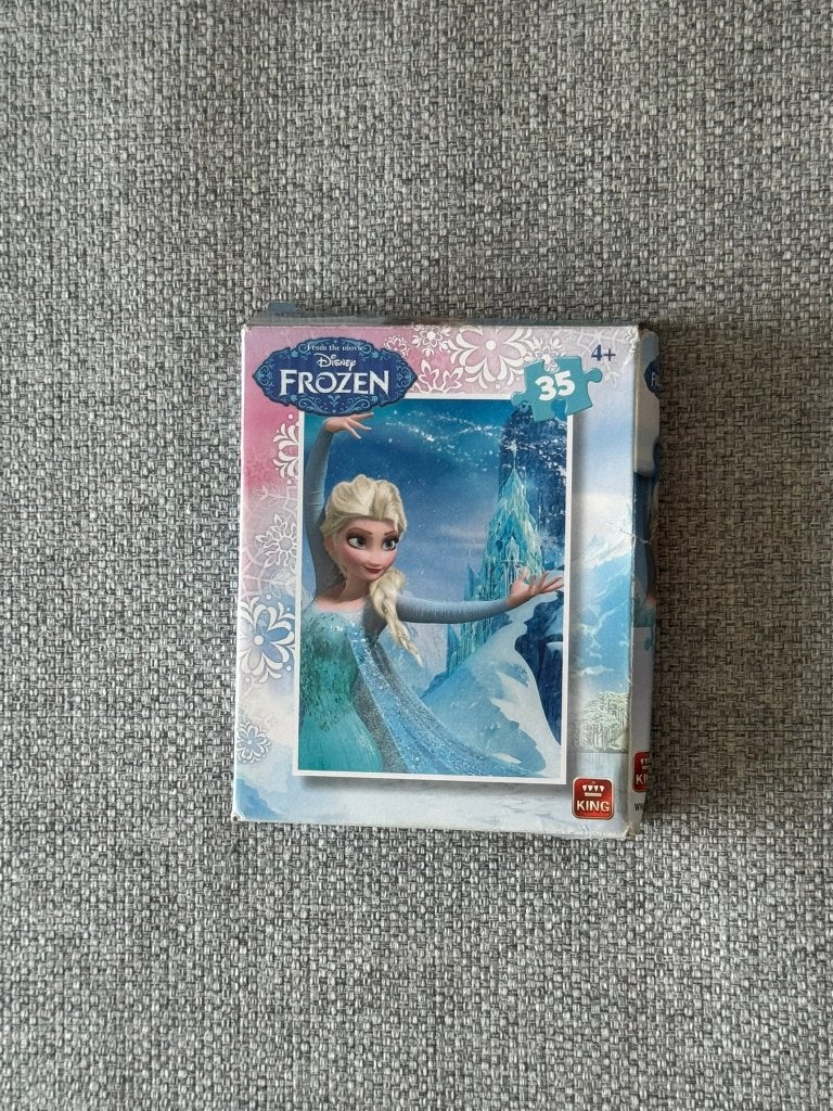 196. Puzzel - Disney - Frozen - 35 stuks, Ophalen of Verzenden, 10 tot 50 stukjes, Zo goed als nieuw, 4 tot 6 jaar