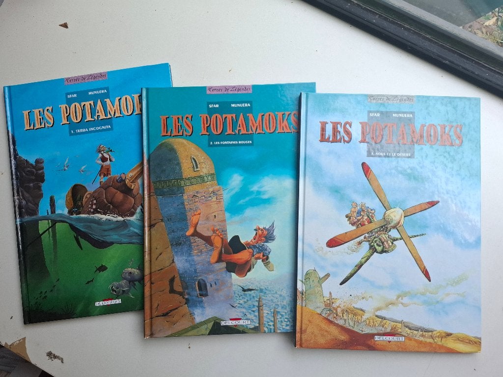 LES POTAMOKS SFAR TOMES 1 à 3 SERIE COMPLETE TBE TOUS EO, Livres, Série complète ou Série, Enlèvement ou Envoi, Comme neuf