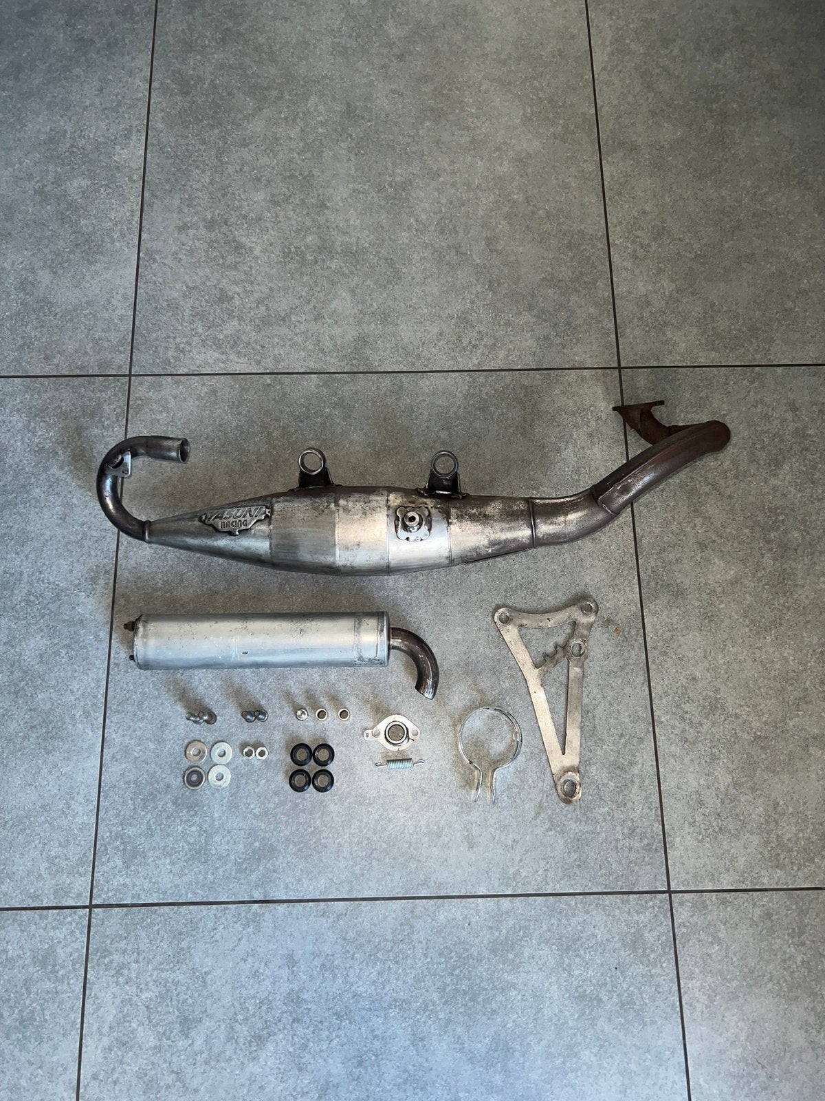 Yasuni R uitlaat voor Yamaha Aerox / Minarelli, Ophalen, Gebruikt